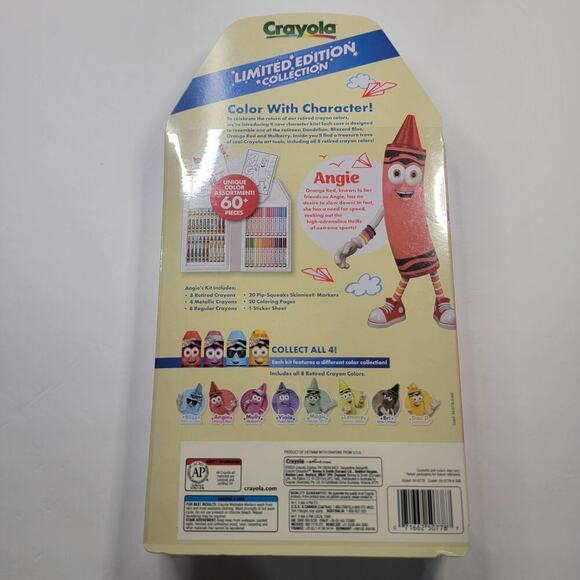 2025 CRAYOLA Limited Edition Retired Colors Art Set New Release 60 Pieces Angie - Picture 5 of 9